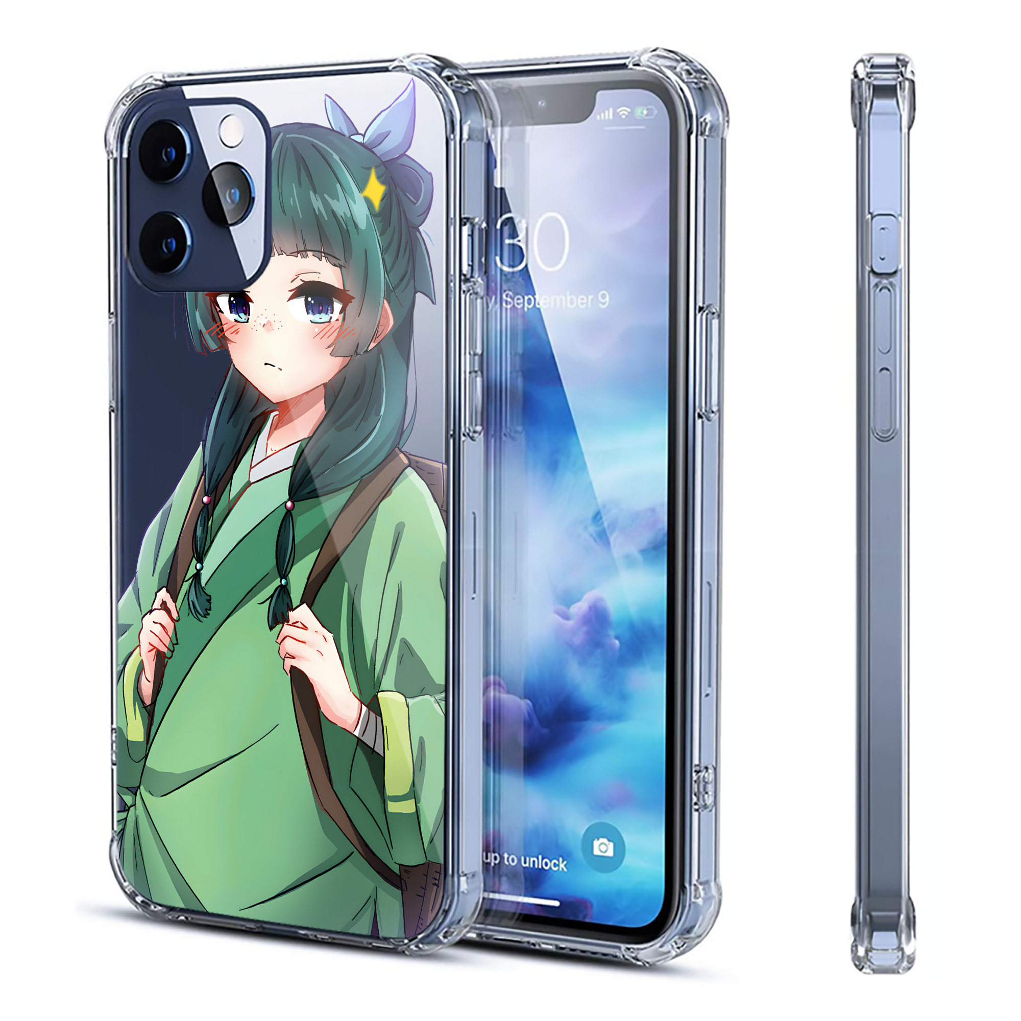（画像用） 薬屋のひとりごと The Apothecary Diaries 【iPhone 12シリーズ対応】透明スマホケース（クリアソフトケース）